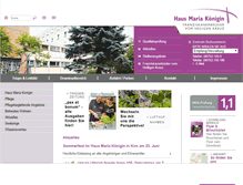 Tablet Screenshot of haus-mariakoenigin.de